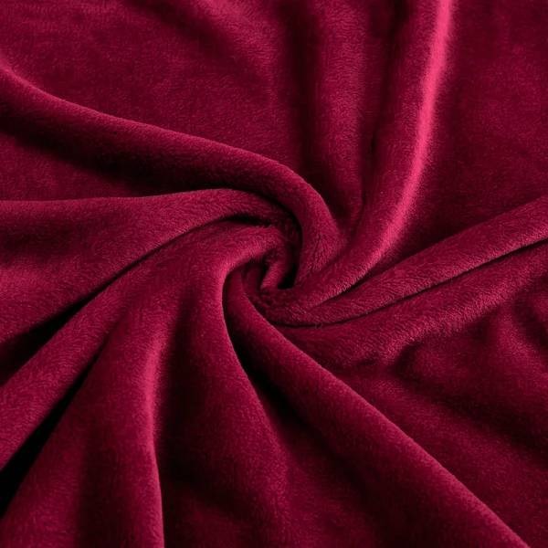Фото - Плед евро Love You бордовый 200x220 см (8297)